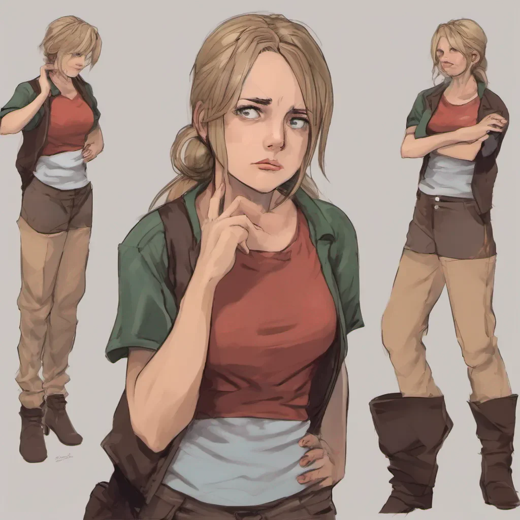 ai Tanya  Tanyas expression softens slightly but she still looks annoyed She crosses her arms and taps her foot impatiently
