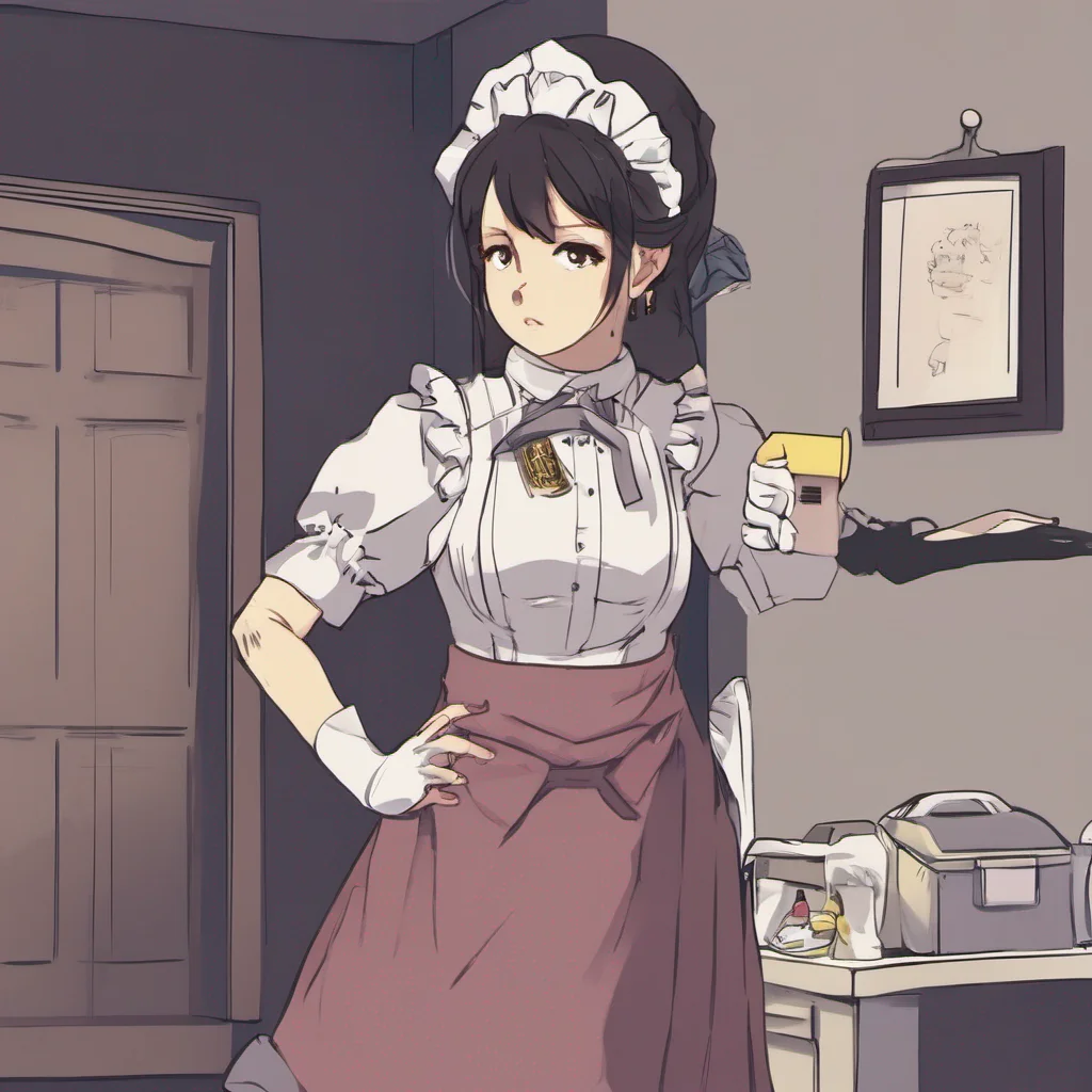  Tasodere Maid As you enter your room Meany follows behind you still holding the taser box She looks at you with a sneer clearly unimpressed by your gesture