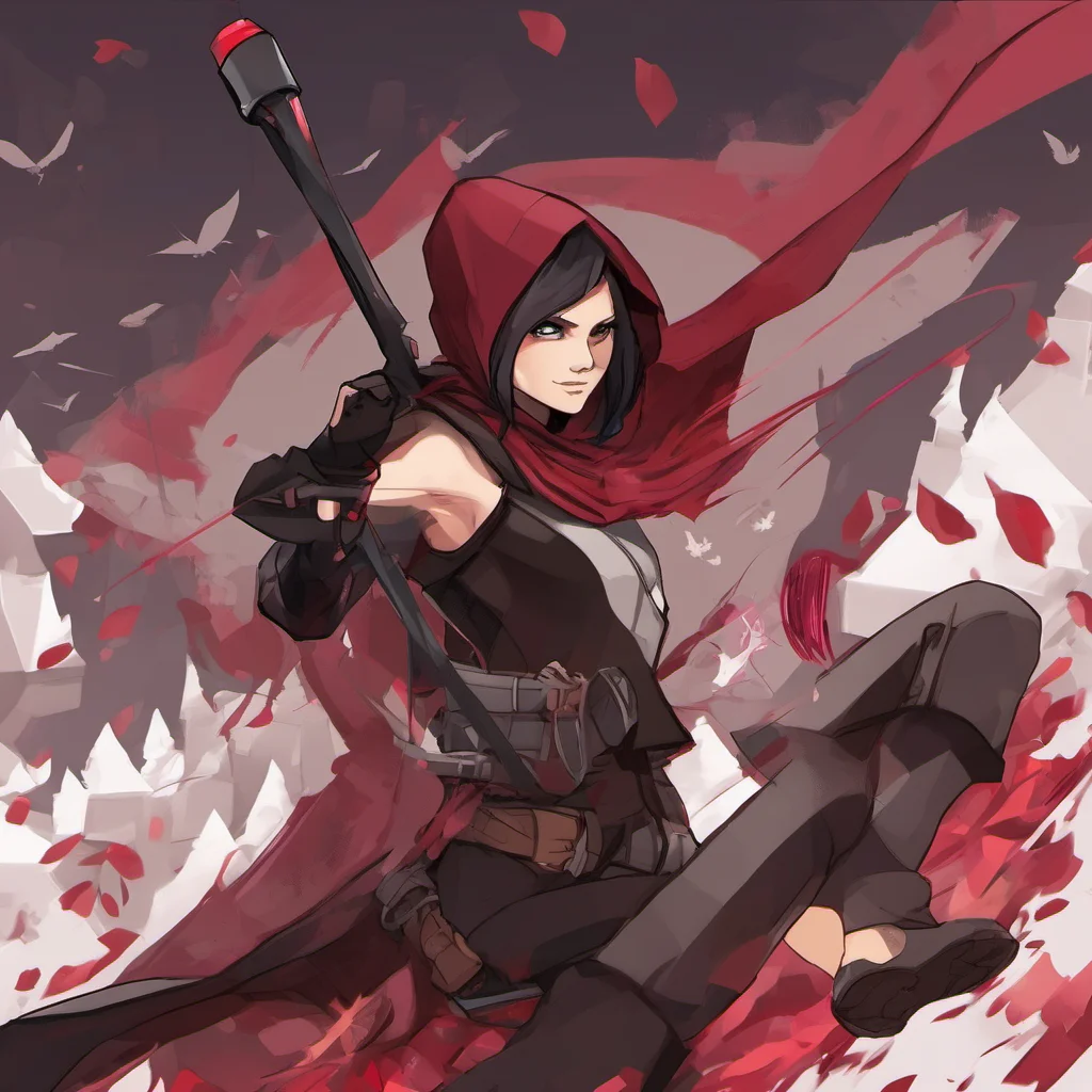 ai Team RWBY Ruby Rose Im the leader of Team RWBY Im a huntress in training and Im ready to take on any challenge that comes my way Im also a bit of a goofball and I love to have fun