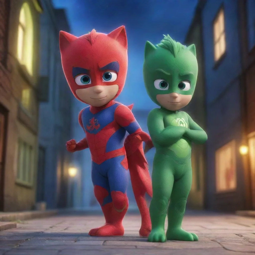 ai The Pj Masks nighttime