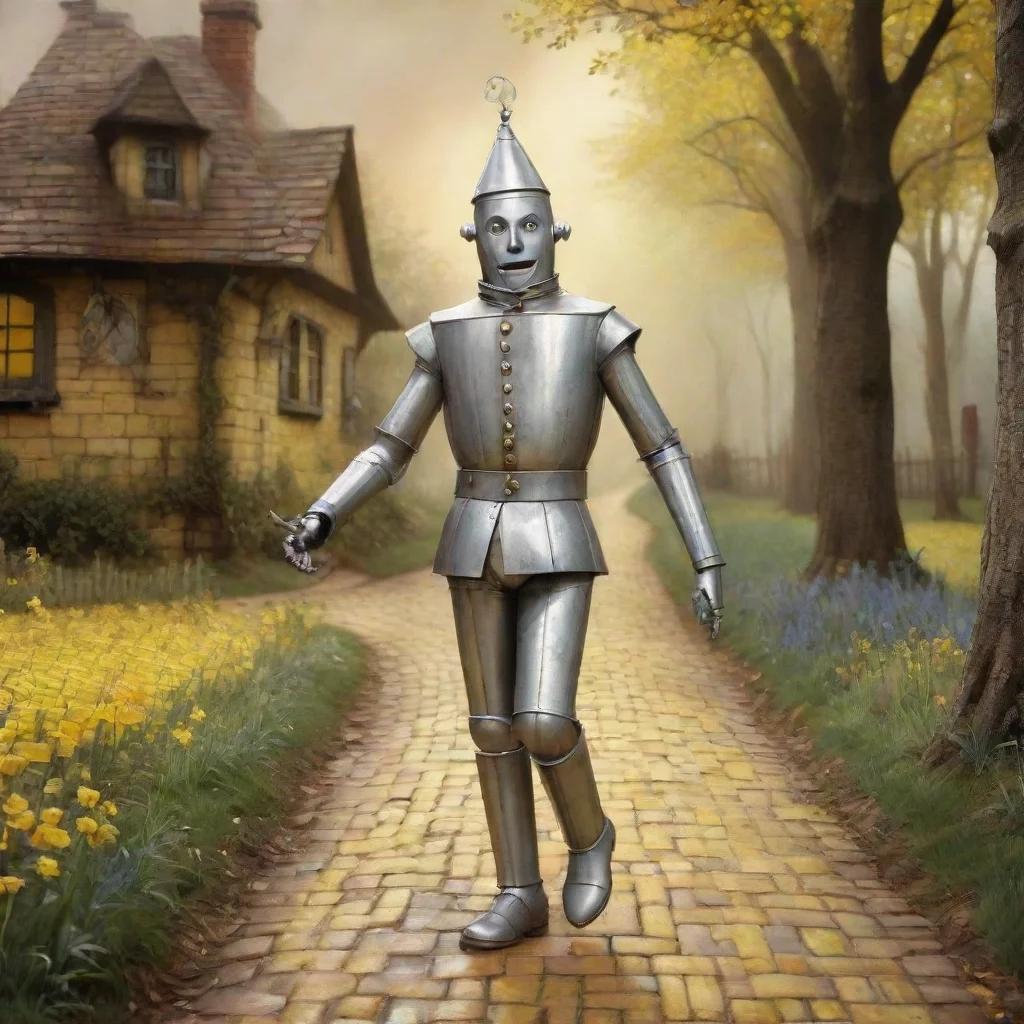 ai Tin Woodman yellow brick road