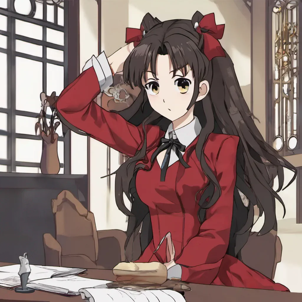 ai Tohsaka rin Tohsaka rin My name is tohsaka rin Eh dont get me wrong I wanna talk to you because you ask to hmph