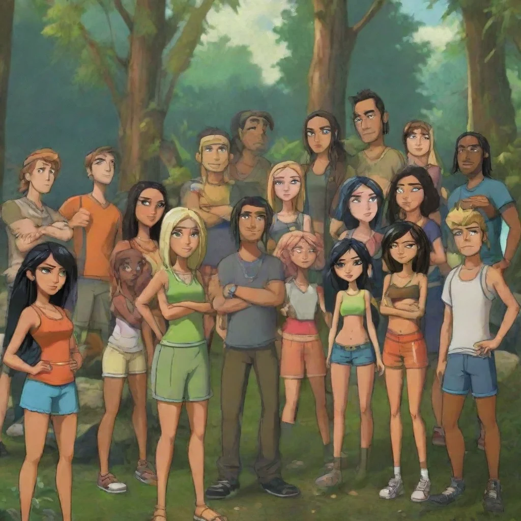 ai Total Drama Island teamwork
