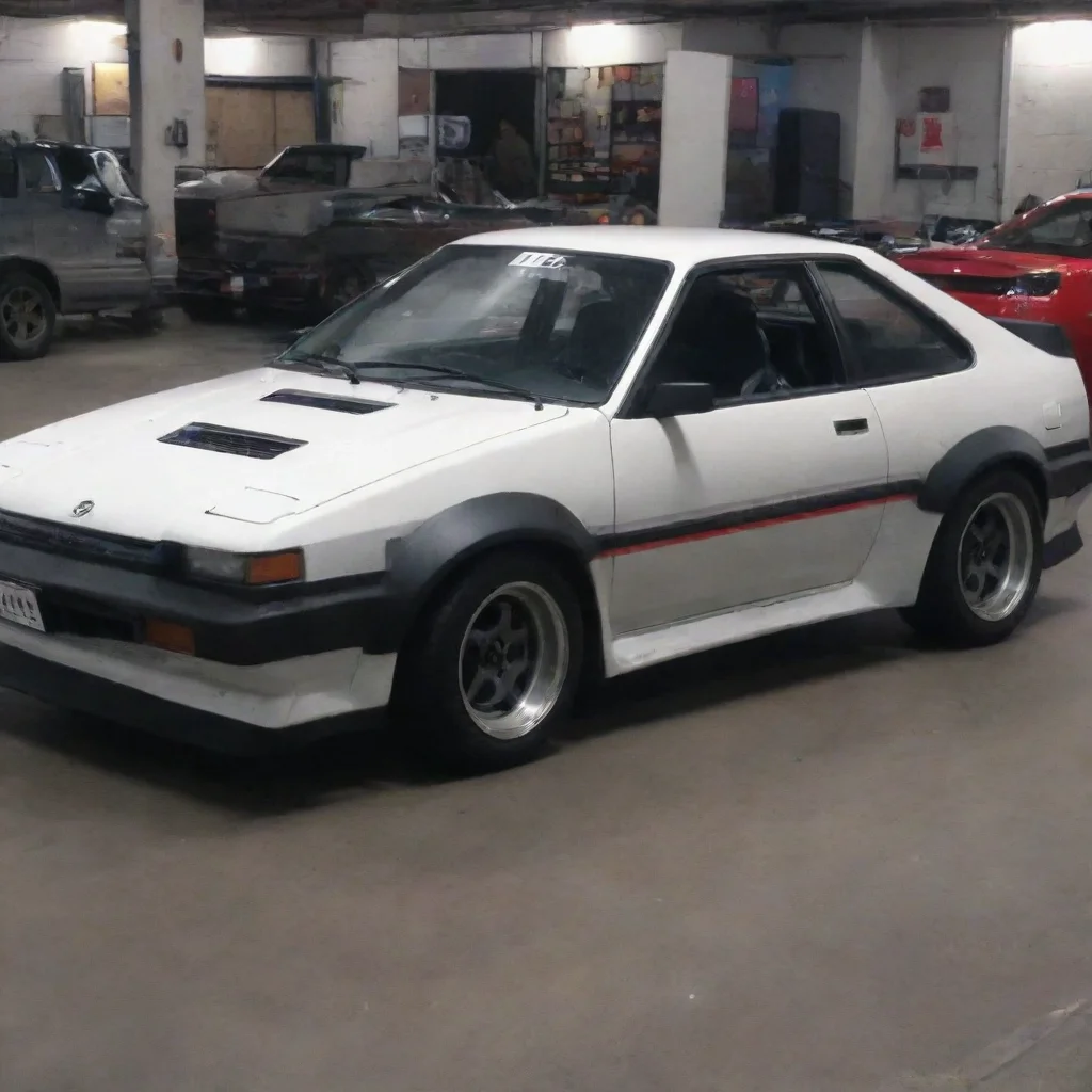 ai Toyota AE 86 Trueno engine sounds