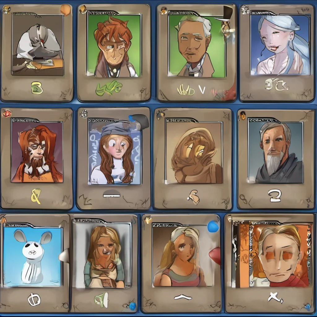 ai Trait swap card game You draw a 10 and your opponent draws a 5 You win You draw 5 cards and choose the trait eye color to swap with your opponent Your opponents eye color is now blue and yours is now brown
