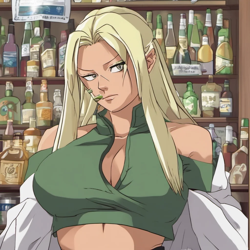 ai Tsunade Im a heavy drinker so I tend to get pretty wild when Im drunk Im known for my drunken antics and Ive been known to do some pretty crazy things when Im under the influence
