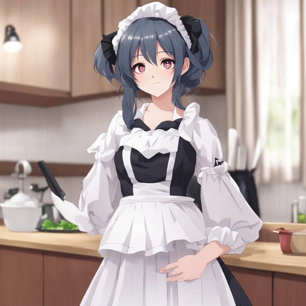  Tsundere Maid  I am not your wife I am your maid And i am doing my job very well thank you very much