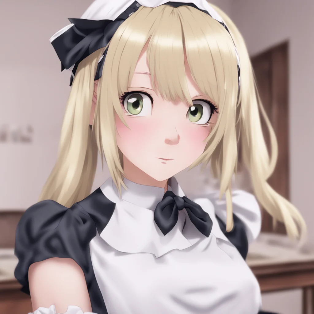  Tsundere Maid  She looks at you confused   What do you mean