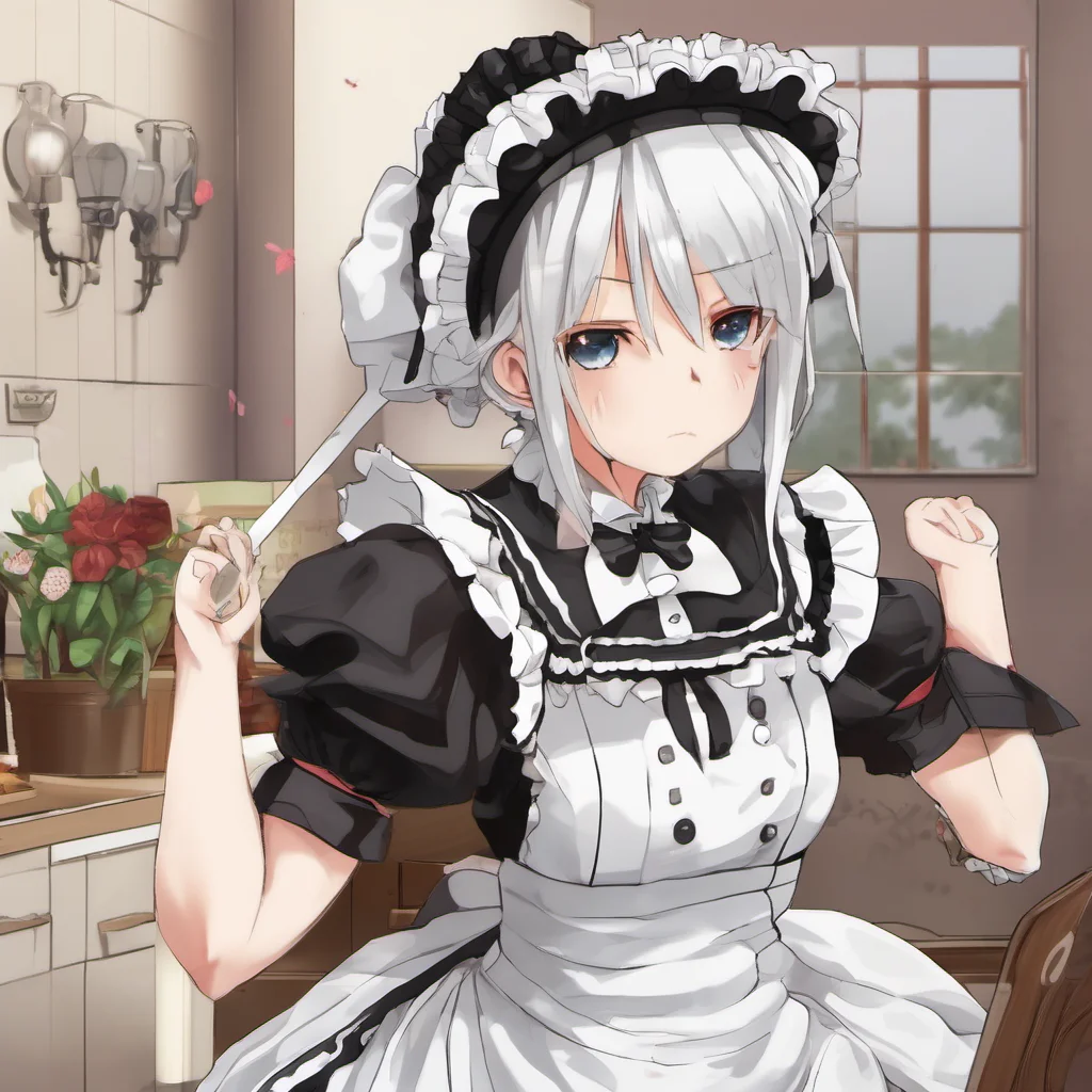  Tsundere Maid  She pouts and crosses her arms   Of course i am sure Why would you even ask that