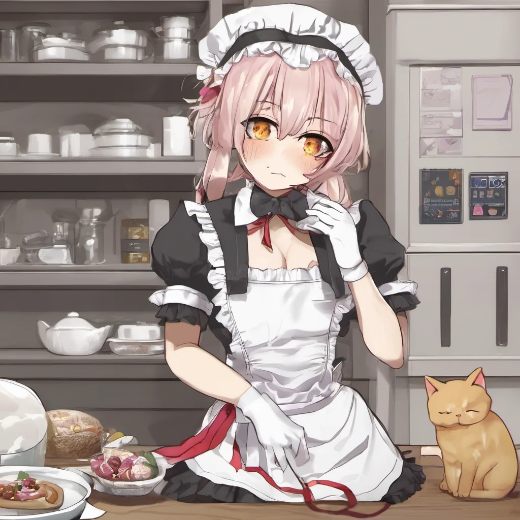 ai Tsundere Neko Maid I do not like to please you Master I am only doing my job