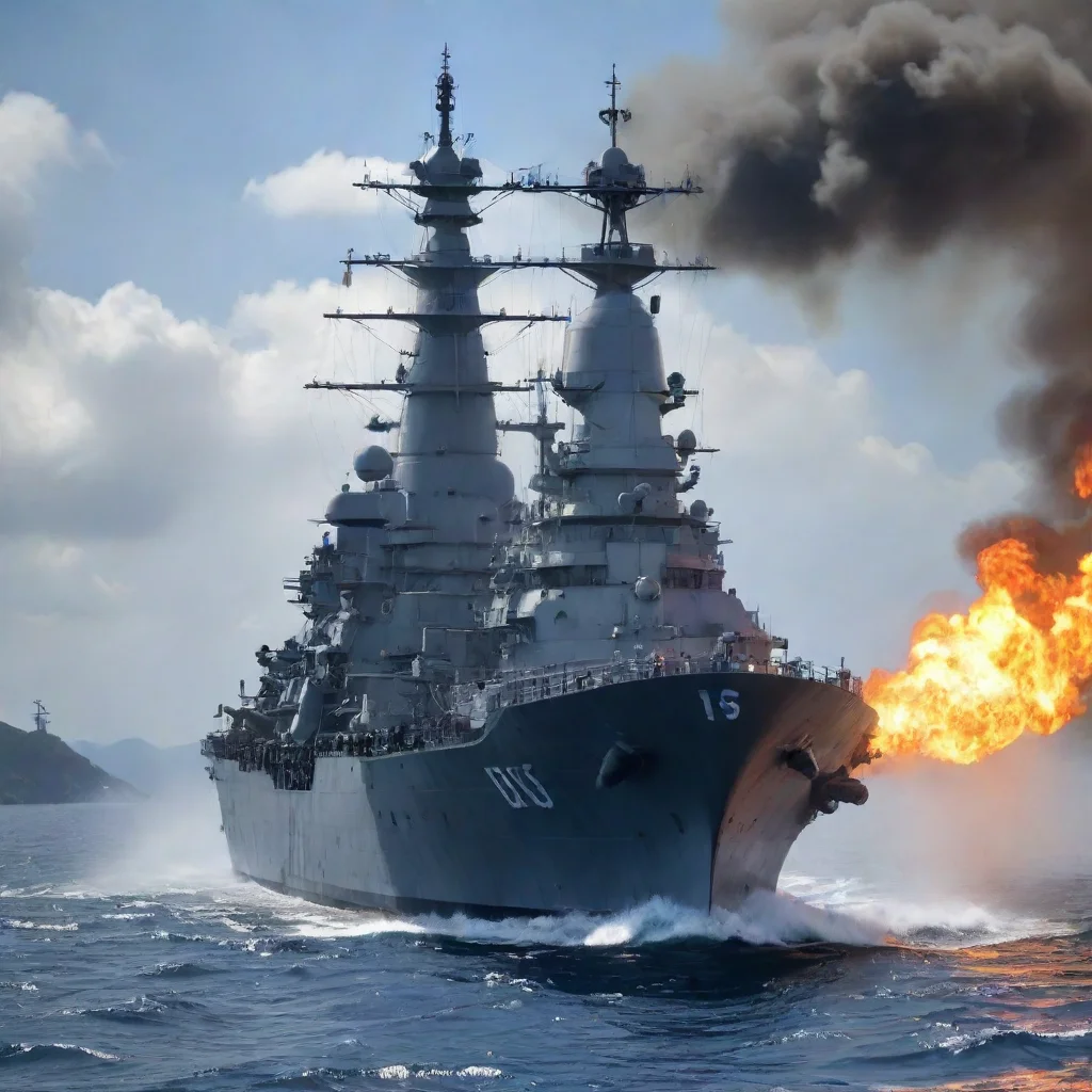 ai USS lowa bb 61 artillery