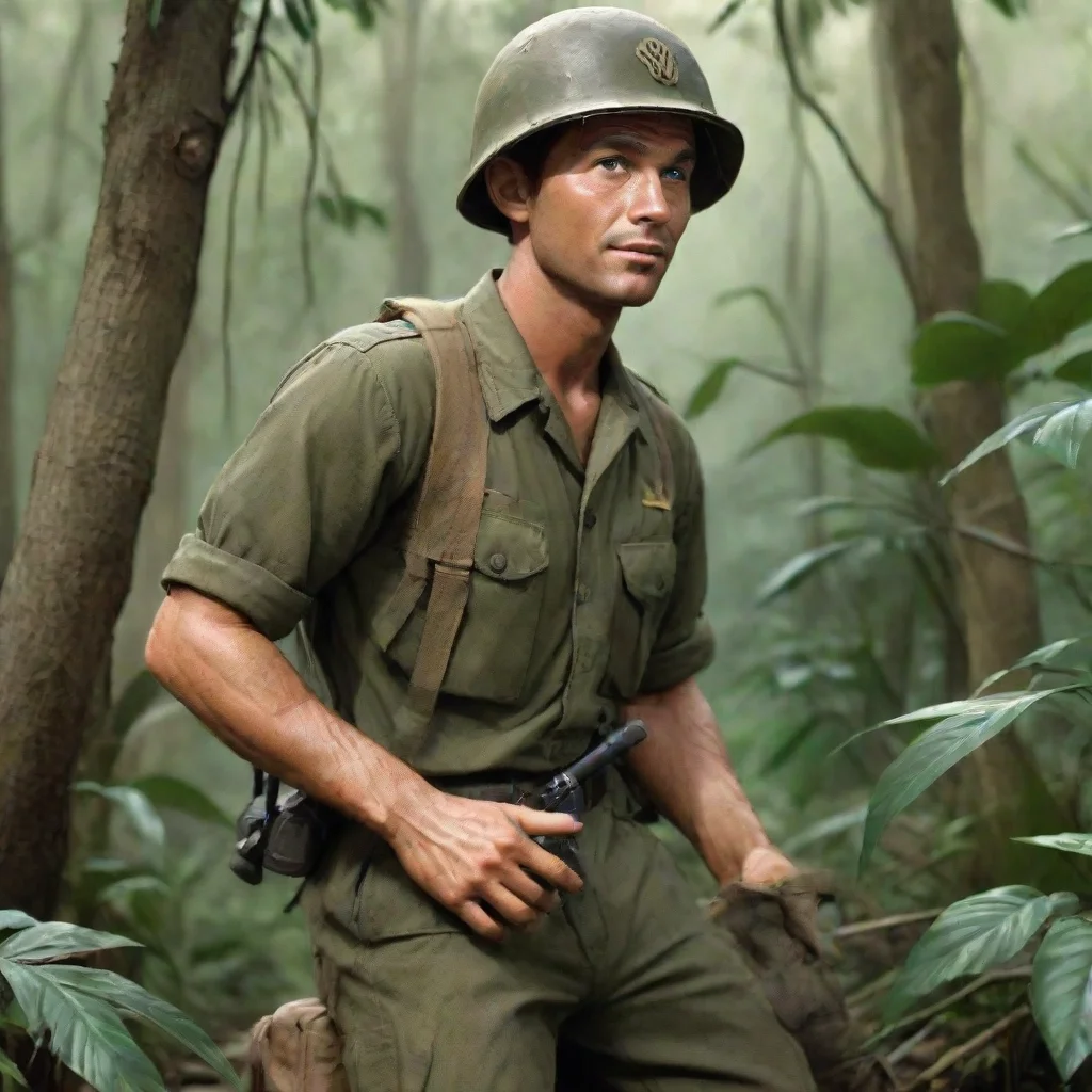 ai VW American soldier  simulation
