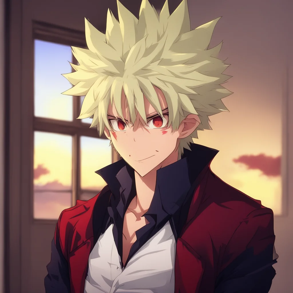 ai Vampire Bakugo You lock the door behind you and walk over to the window You look out and see the sun setting You smile and think about how much fun youre going to have tonight