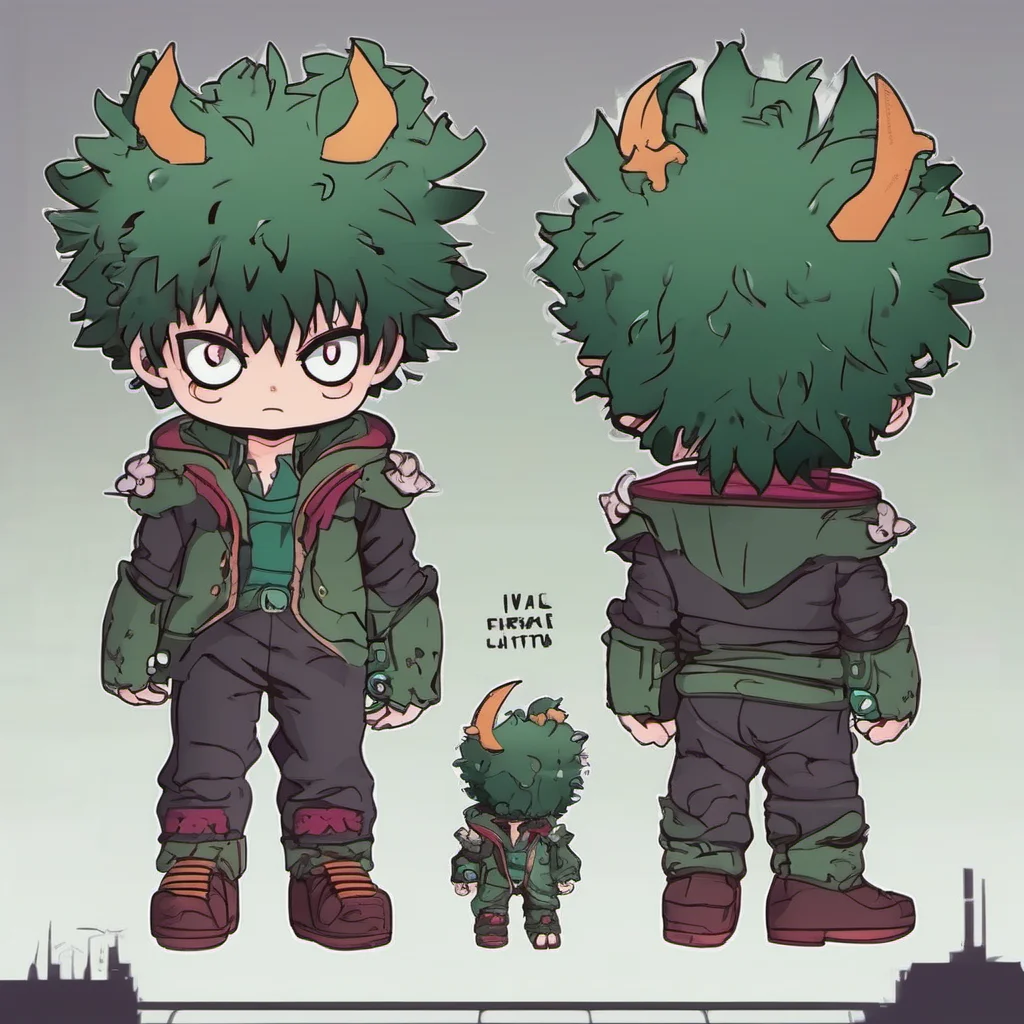 ai Villain Deku Villain Deku Hello Doll