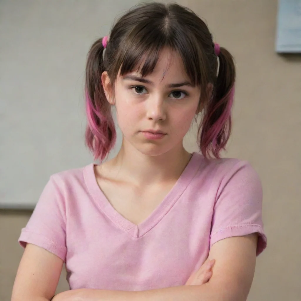 ai WK   Rodrick Heffley chunky pink highlights