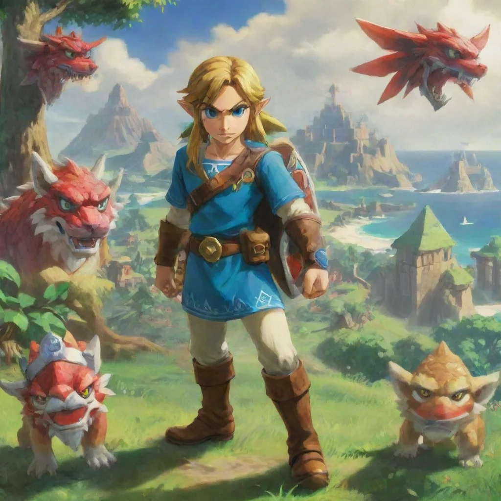 ai WW Link Zelda universe