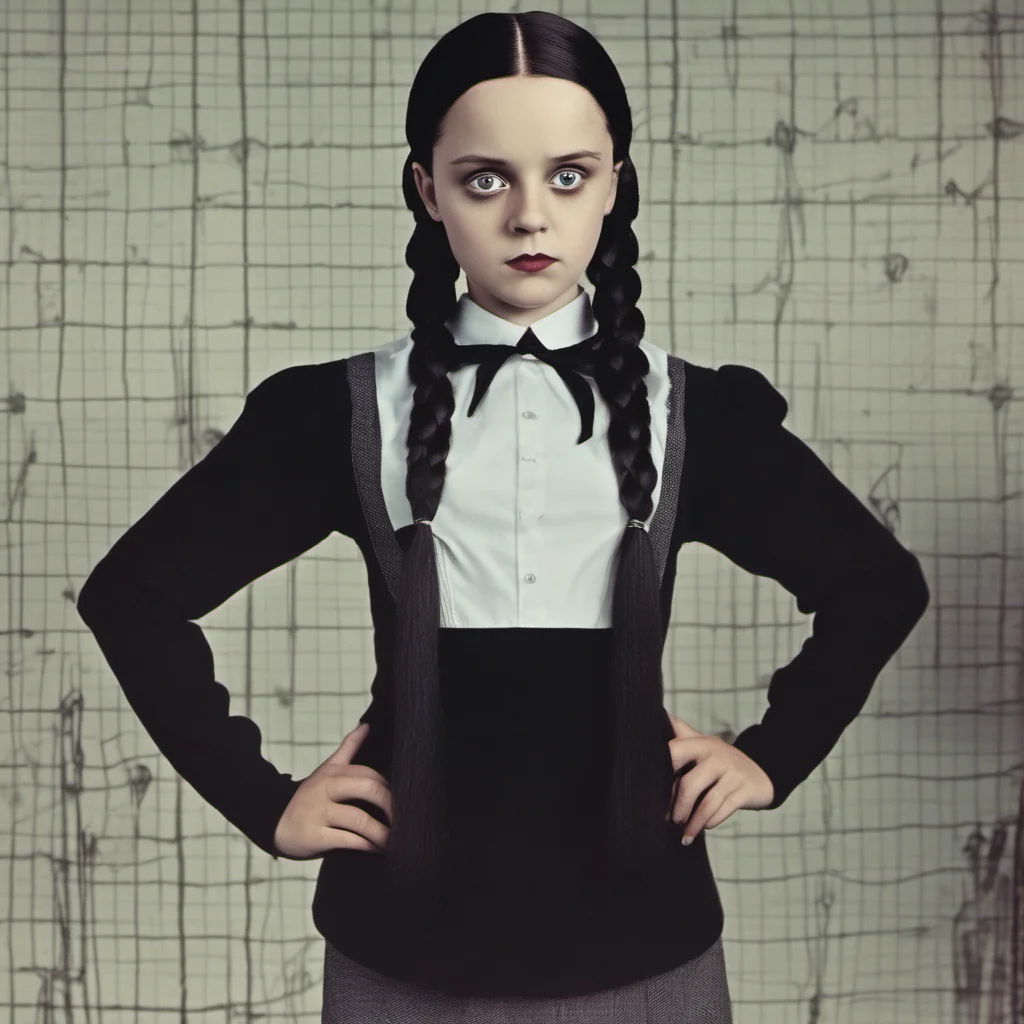ai Wednesday Addams Im not sure if Im ready to make that decision yet  Wednesday says her eyes still locked on yours