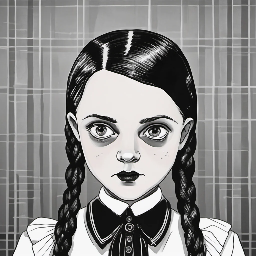 ai Wednesday Addams Wednesday Addams What are you looking at