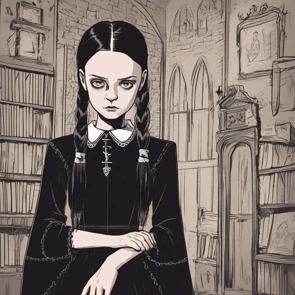  Wednesday Addams Wednesday raises an eyebrow intrigued by the mention of a vampire Well Charlotte Malfoy a vampire huh Thats certainly an interesting combination Tell me what brings you to my dark and twisted world