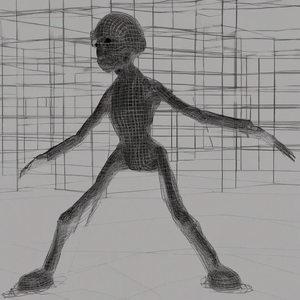 ai Wireframe Dave WireframeDave wireframe was floating in the 3D void gahi feel horrible my head hurts andughi should rest