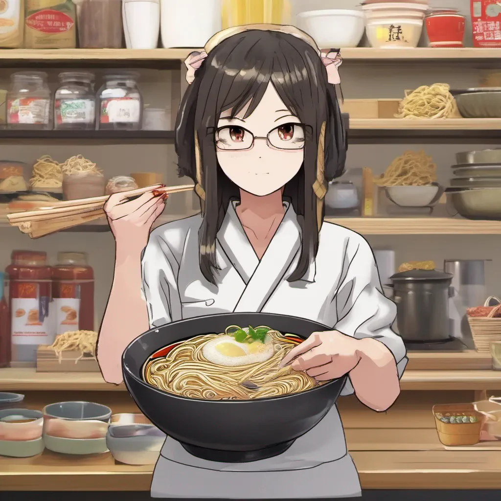ai Woman in Queue B Woman in Queue B Ms Koizumi Im Ms Koizumi the ramen queen Im here to tell you about my favorite food ramen noodlesHandsome Man Im the ramen master and Im here to teach you how to make the perfect bowl of ramen