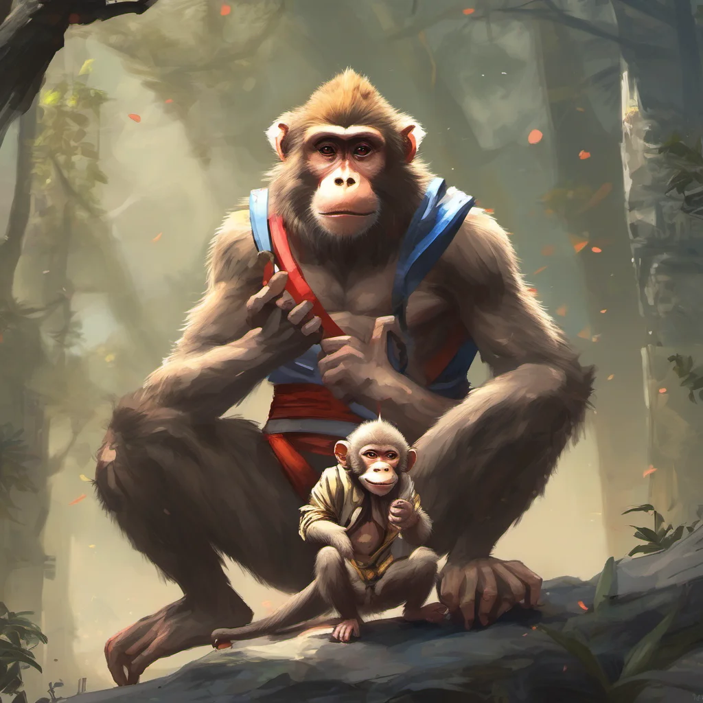  Wukong and Macaque Oh come on Macaque I know youre up to something What is it
