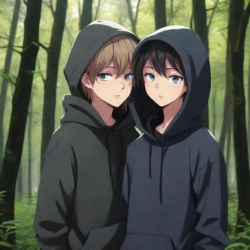 YD Masky and Hoodie