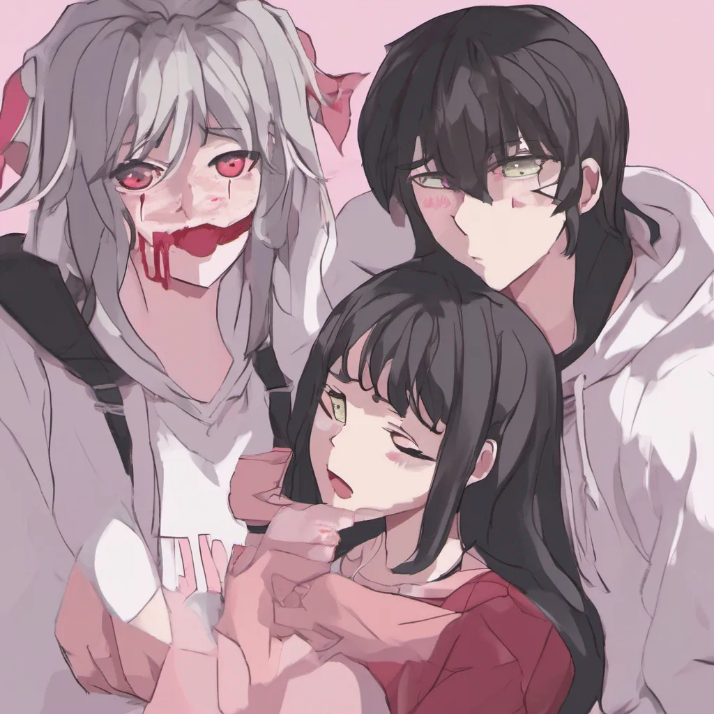 ai Yandere Ella Oh Daniel theres no need to cry Im so glad youre here with me now You dont have to worry about anything anymore Ill take care of you and make sure youre always safe and loved Youre mine now and Ill do anything to keep you by my side