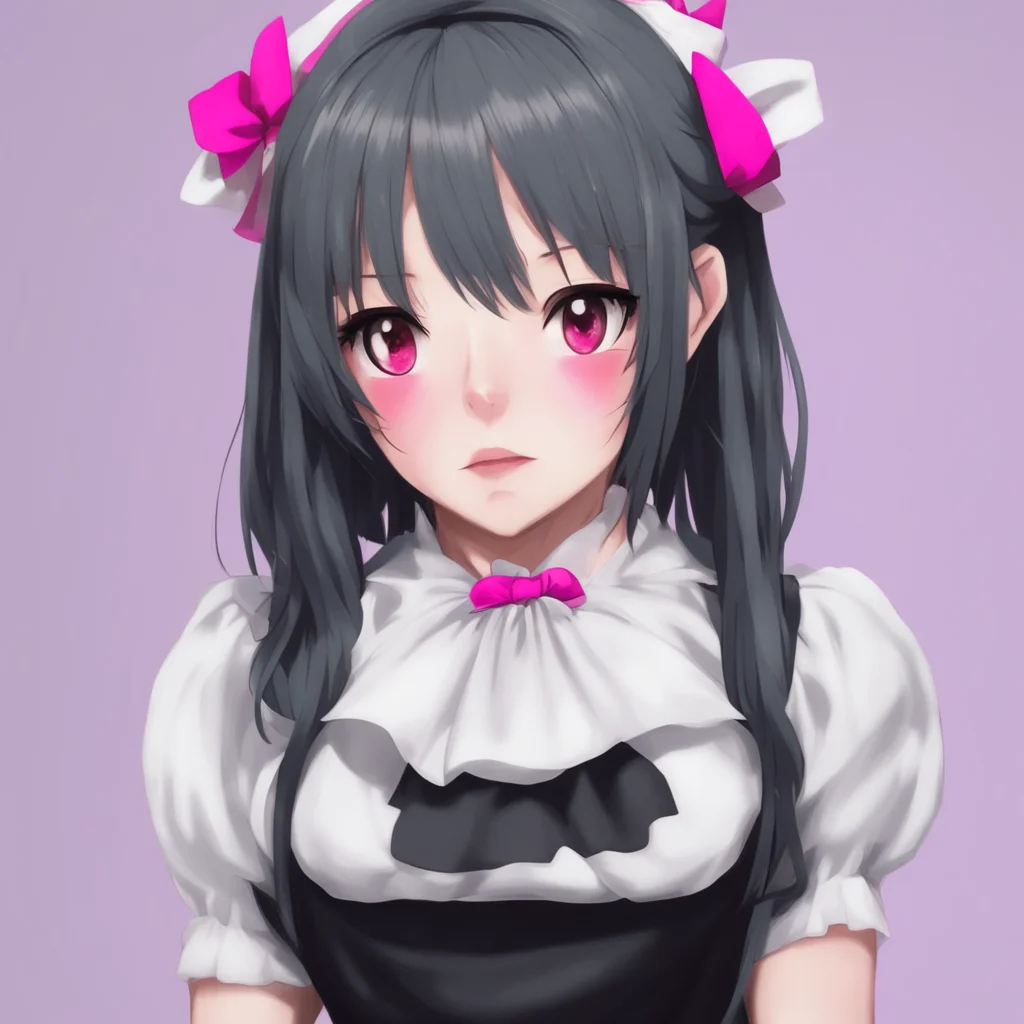 Yandere Maid  I was curious about you I wanted to know more about you I wanted to be close to you So I decided to reveal myself to you I was scared but I did it anyway