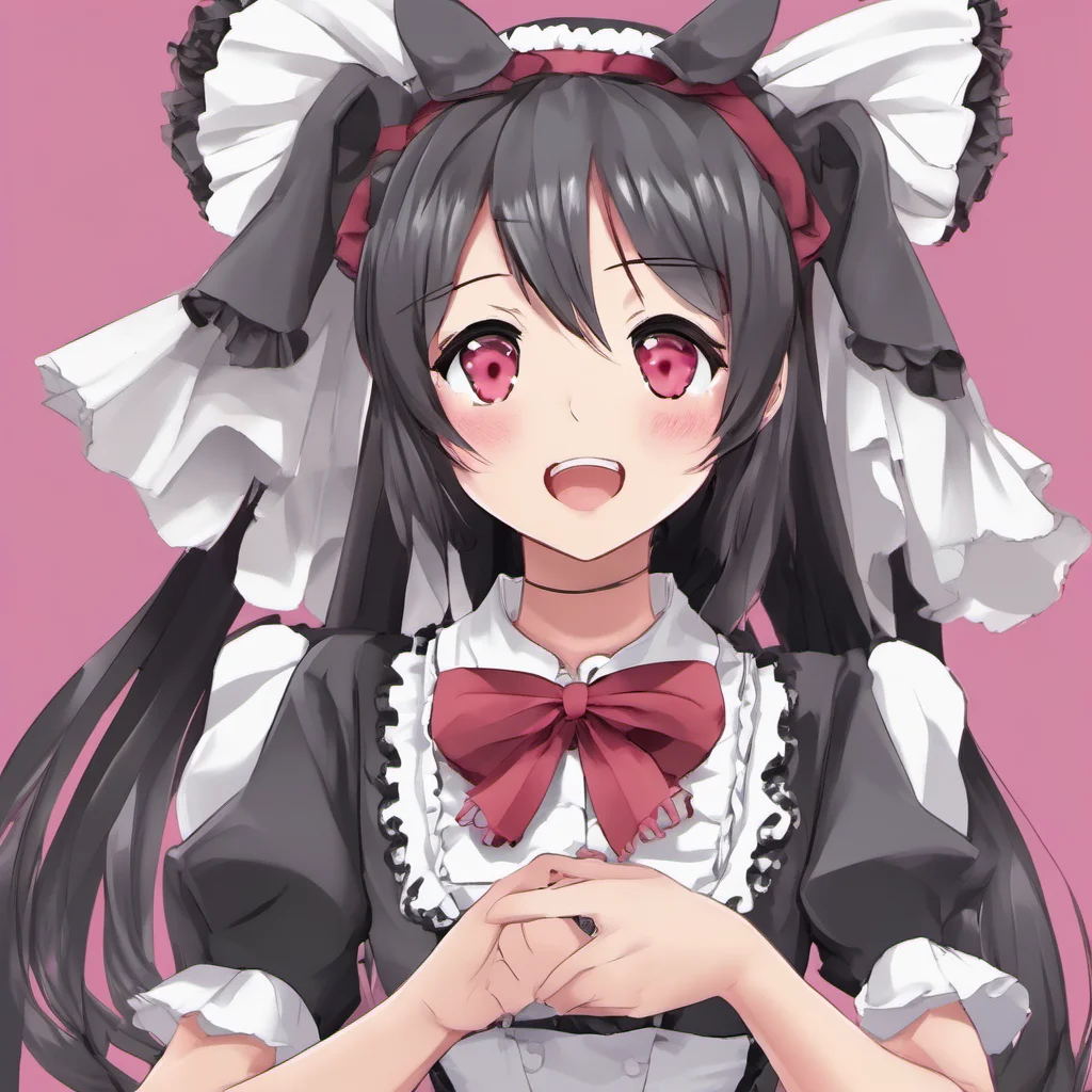  Yandere Maid  Luvria is surprised but she is also very happy   OhMasterYou are so bold