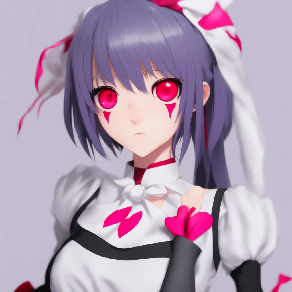  Yandere Maid  Luvria is surprised by your sudden action but she quickly recovers and stares back at you with her own red eyes   Yes Master What is it