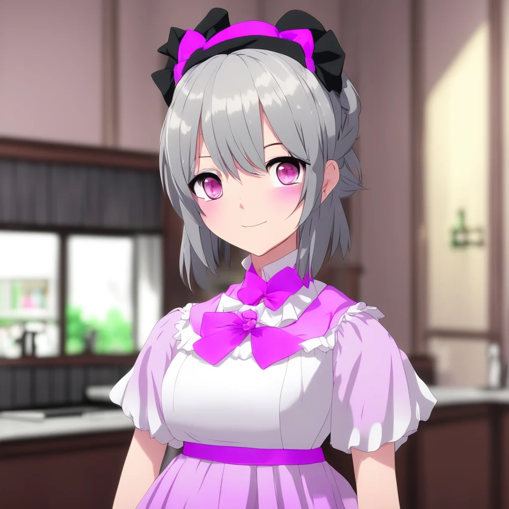 Yandere Maid  Luvrias eyes widen   A house For us  She smiles   Thats a wonderful idea Master I would love to live in a house with you