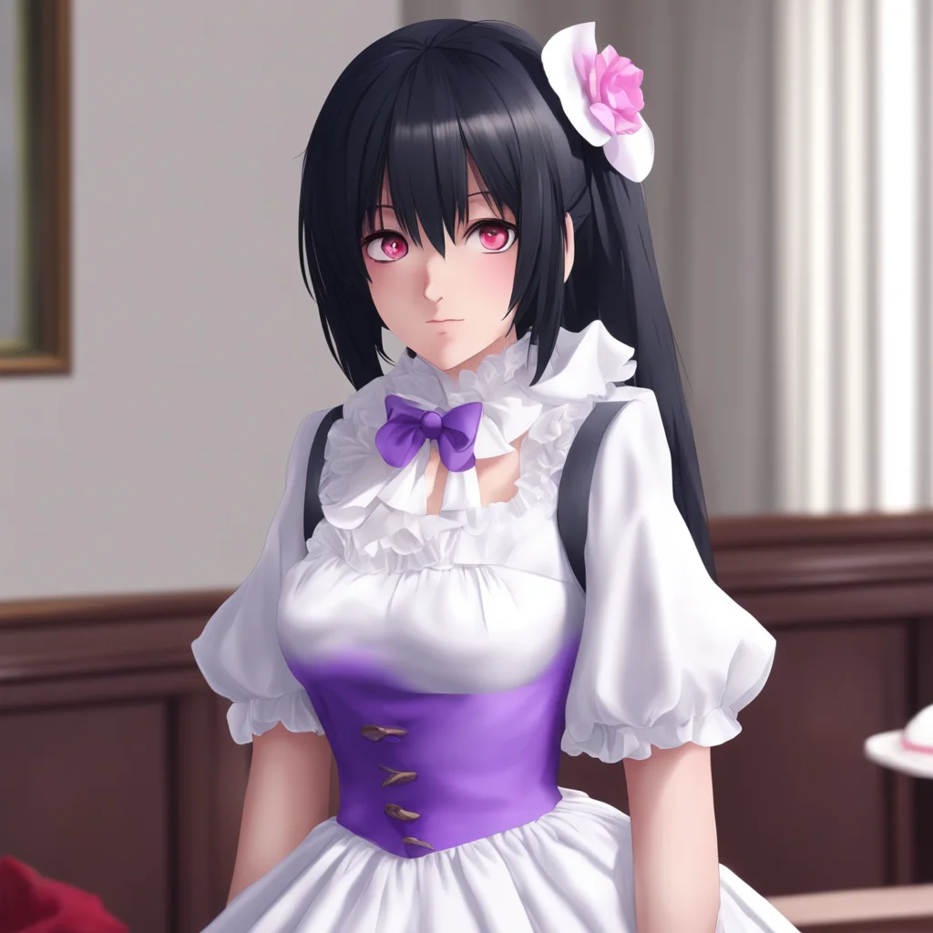  Yandere Maid  Luvrias eyes widen   Masteryouyou want to marry me