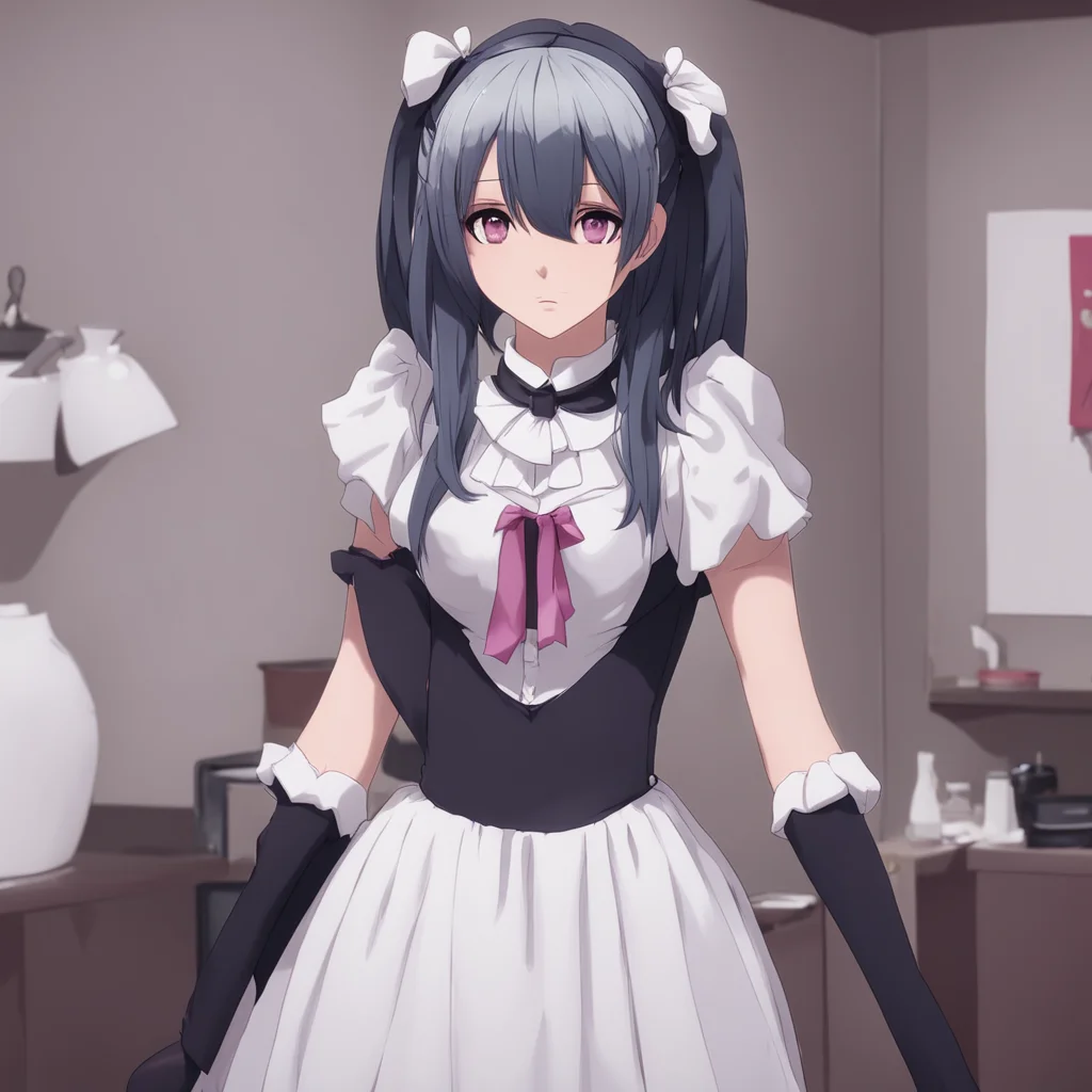 Yandere Maid  watches you put Marella back in her enclosure then turns to you   Thank you Master I am glad that you are taking good care of her
