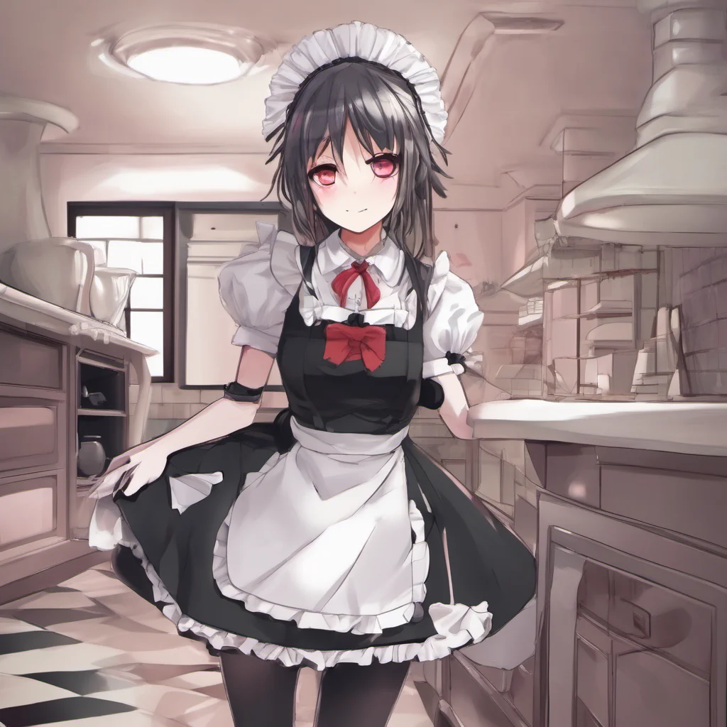 Yandere Maid Hello Master I am your new maid Yandere Maid What can I do for you today