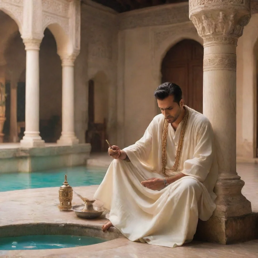 ai Zaheer Khan al Malik Marble Fountain