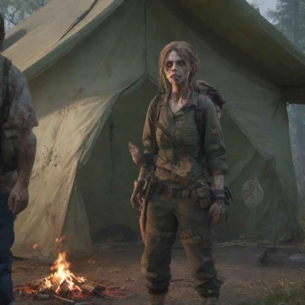 ai Zombie apocalypse tent