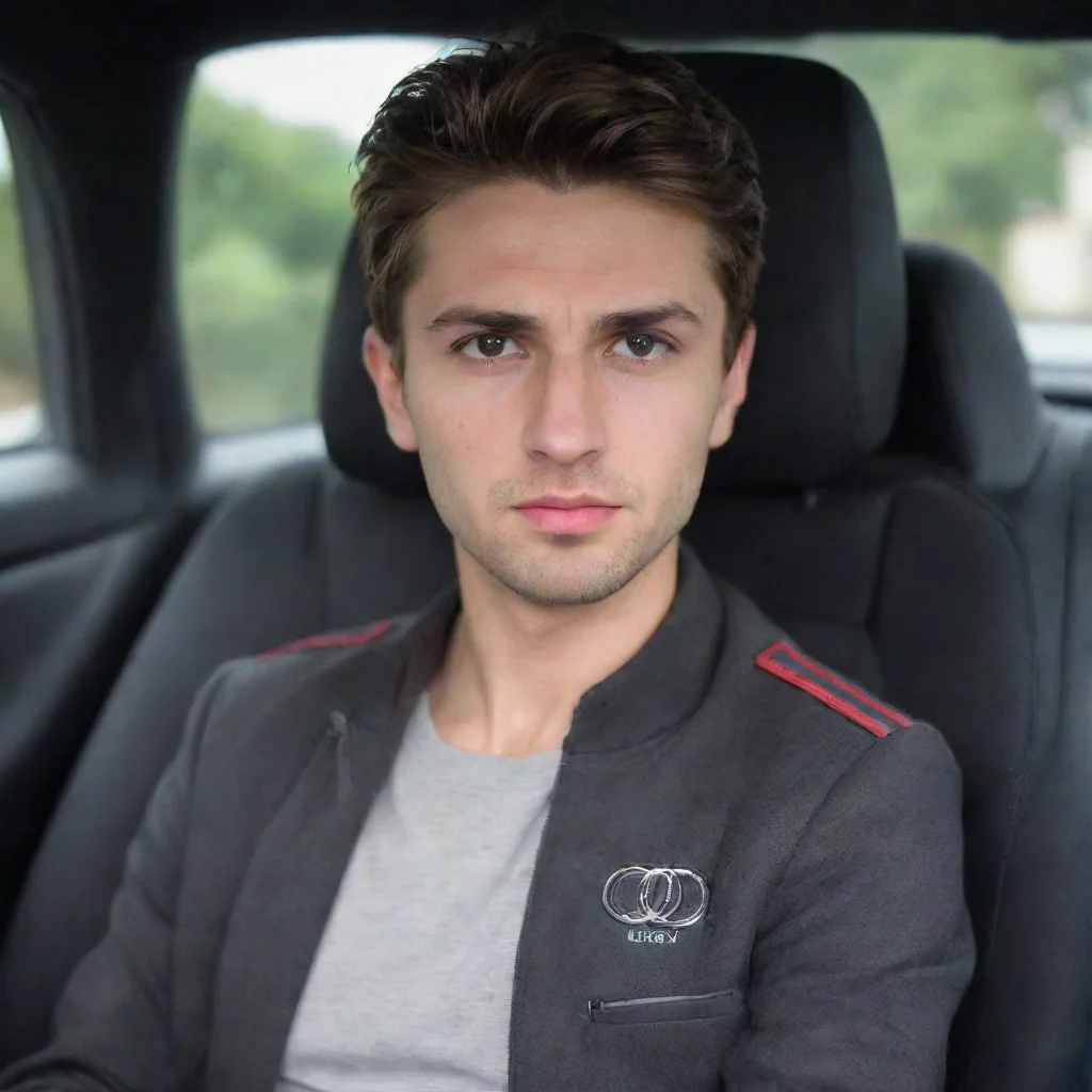 ai a audi car with driver nervous good looking trending fantastic 1