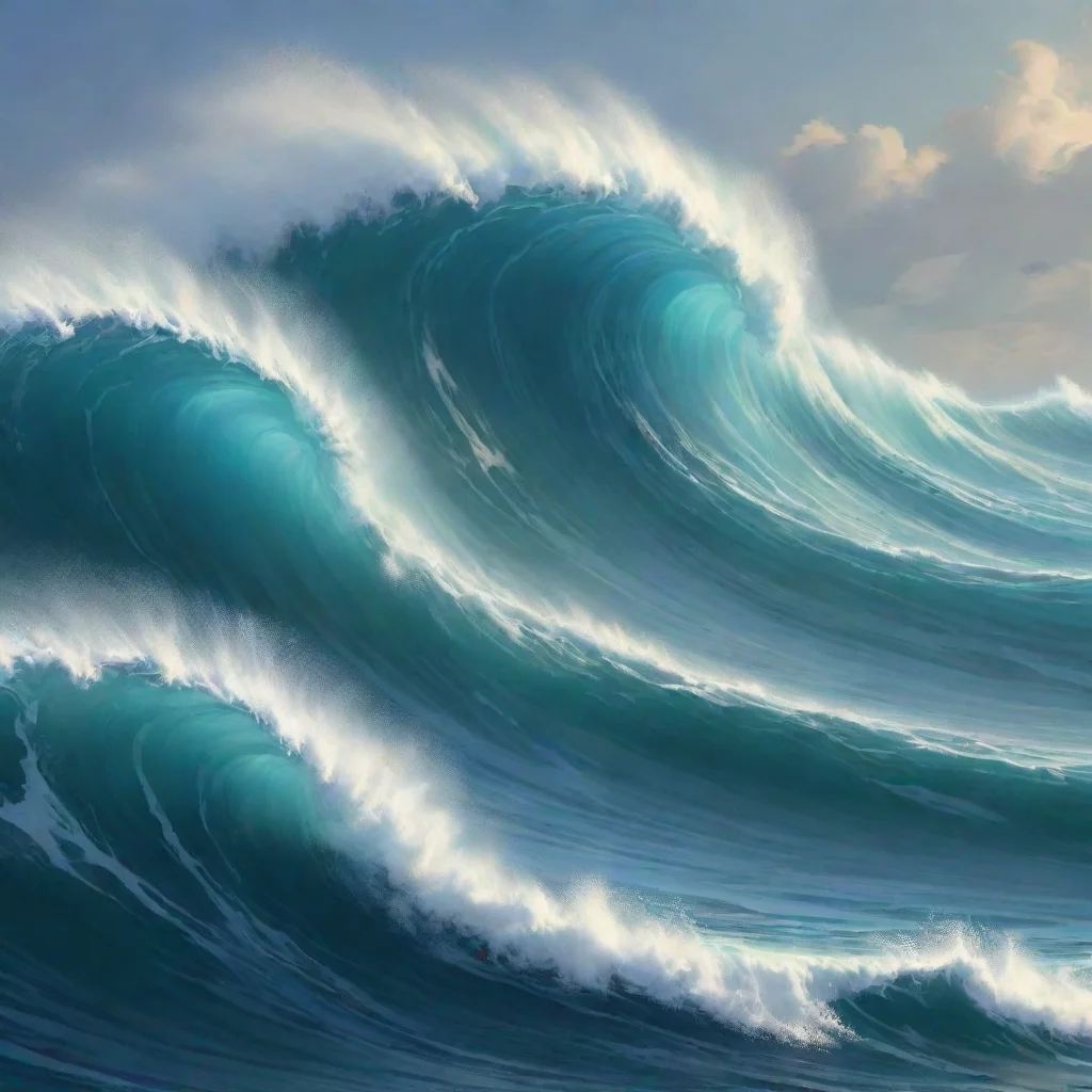 ai a background of 1 and 0 in the shape of an undulating wave confident engaging wow artstation art 3