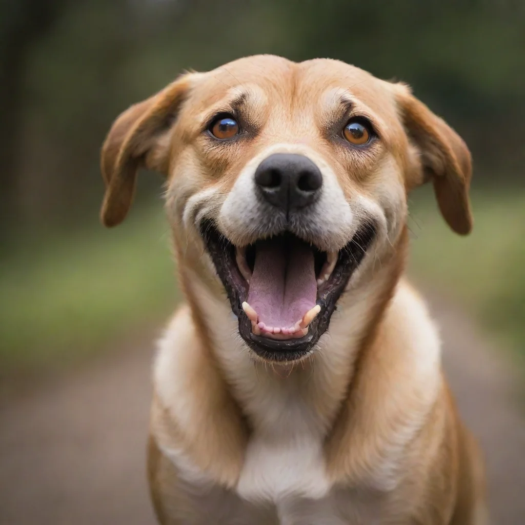 ai a barking dog amazing awesome portrait 2