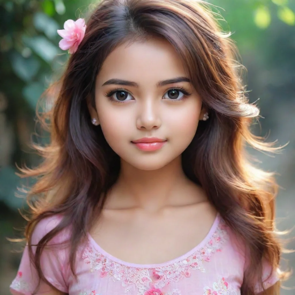 a beautiful girl 