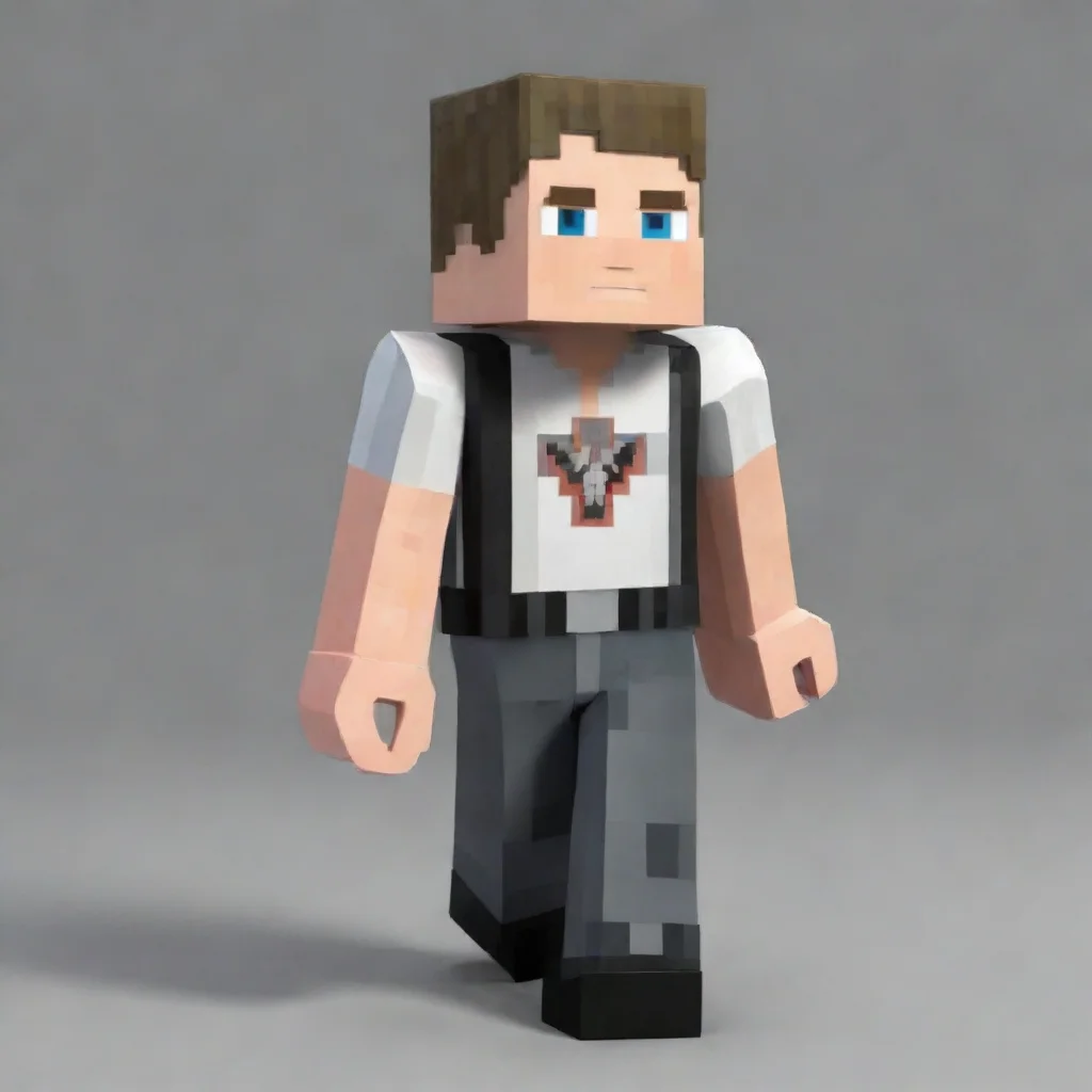 ai a big minecraft steve that is dressed in nazi uniform good looking trending fantastic 1