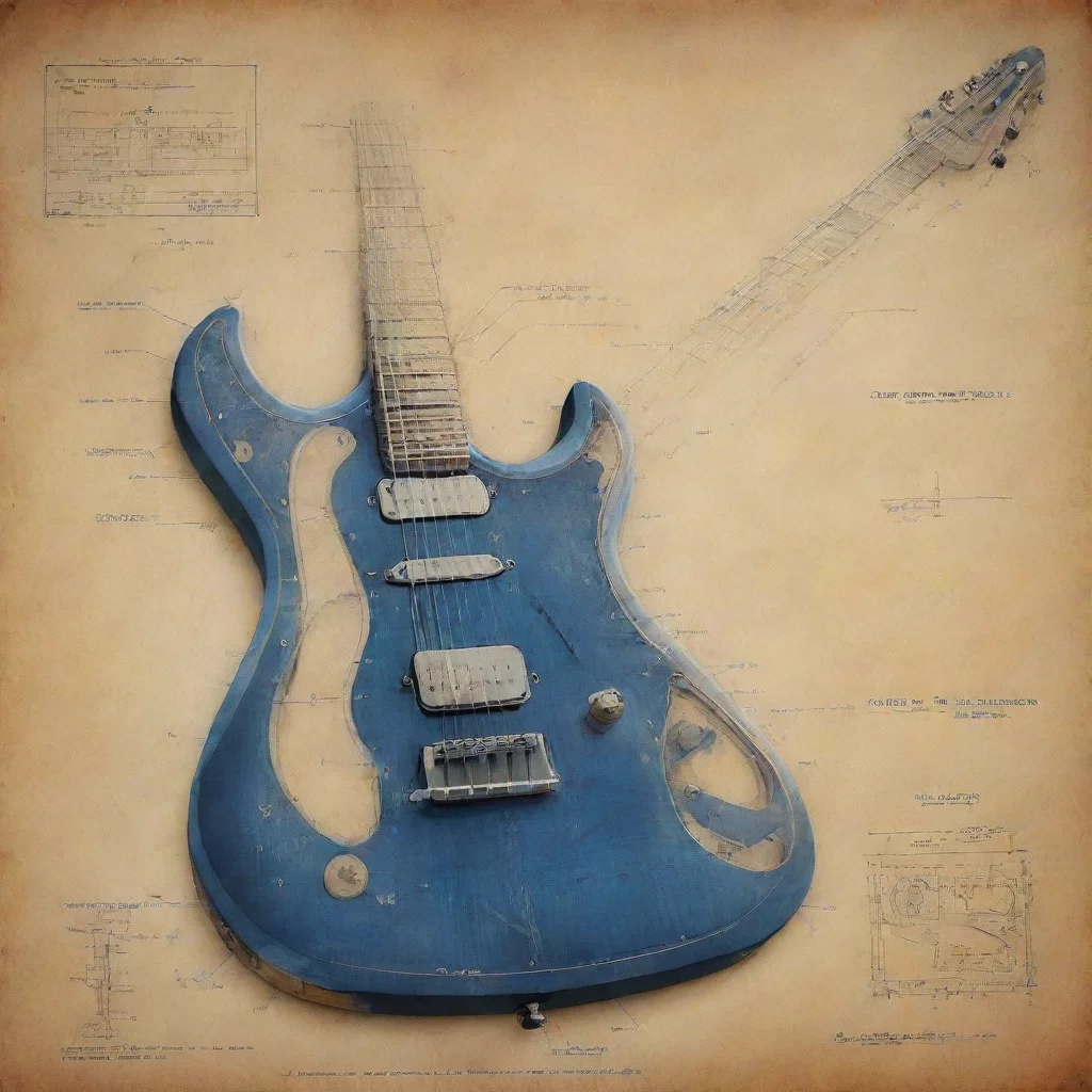 ai a blueprint for a unique electric guitar good looking trending fantastic 1