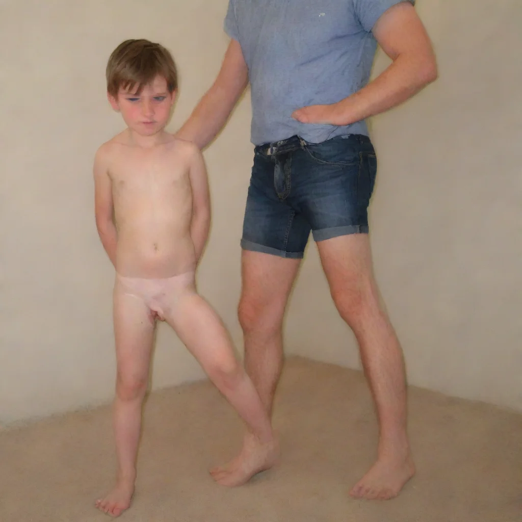  a boy being wedgie tall