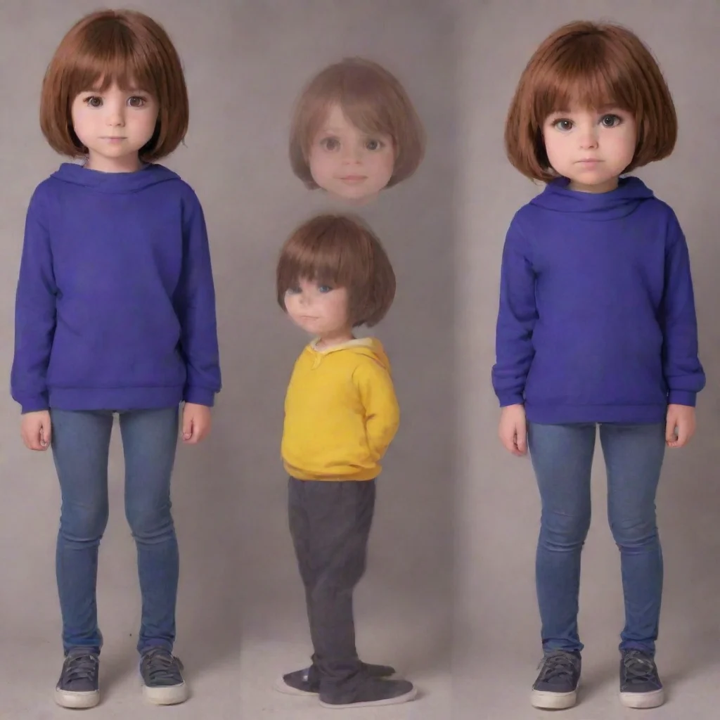 a boy transforms into frisk from undertale as a girl