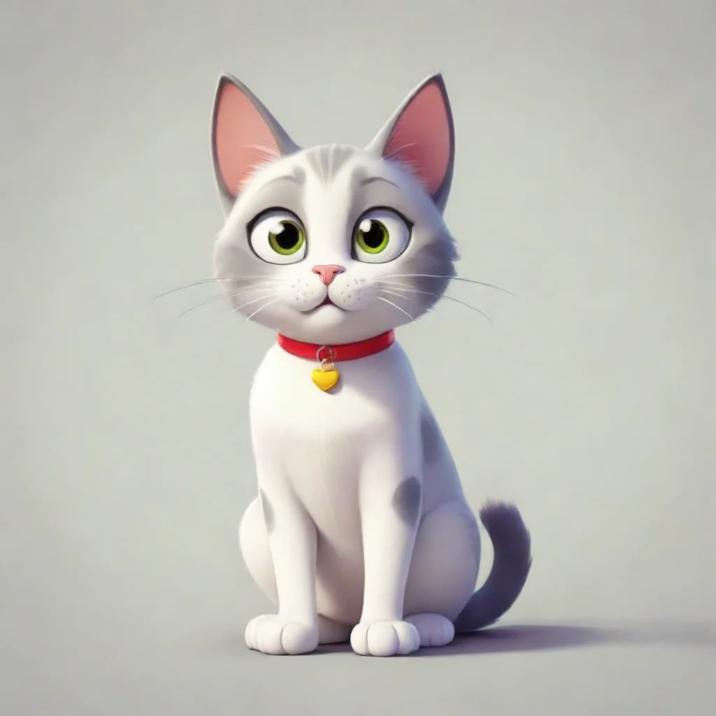  a cartoon cat