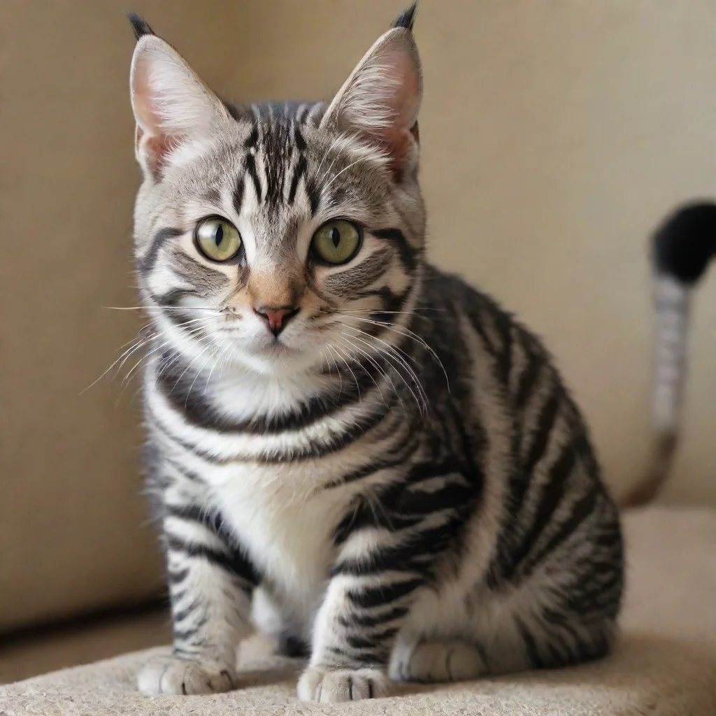 a cat looking like a zebragood looking trending fantastic 1