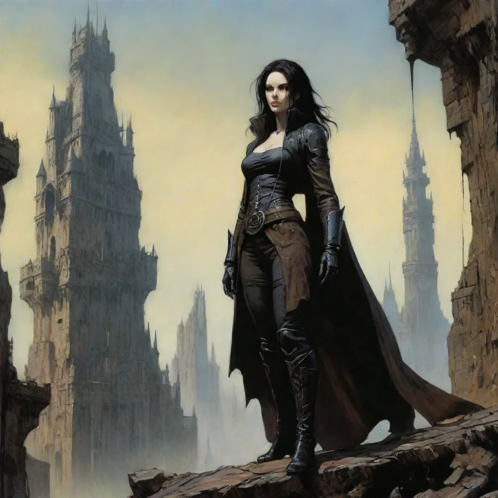 a citadelin the style of ergo proxy bernie wrightson craig mullins barlowe w 160 h 256 good looking trending fantastic 1