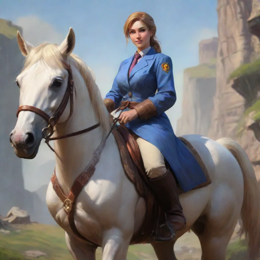 a doctor on horse confident engaging wow artstation art 3