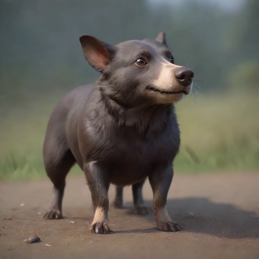  a dog mole confident engaging wow artstation art 3